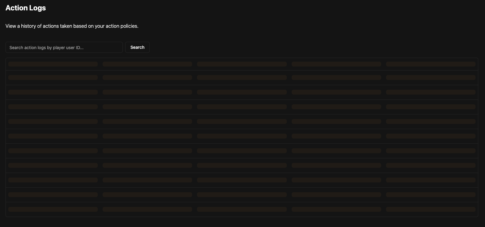 Action Logs
